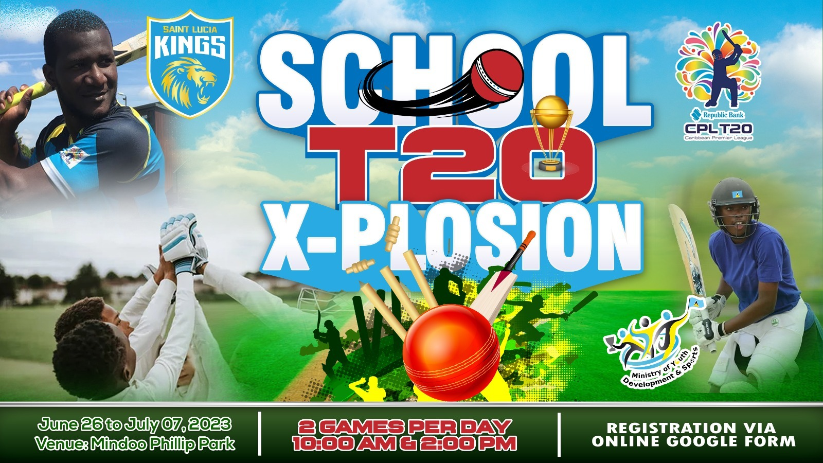 CPL and Saint Lucia Kings Partner in New Schools Tournament