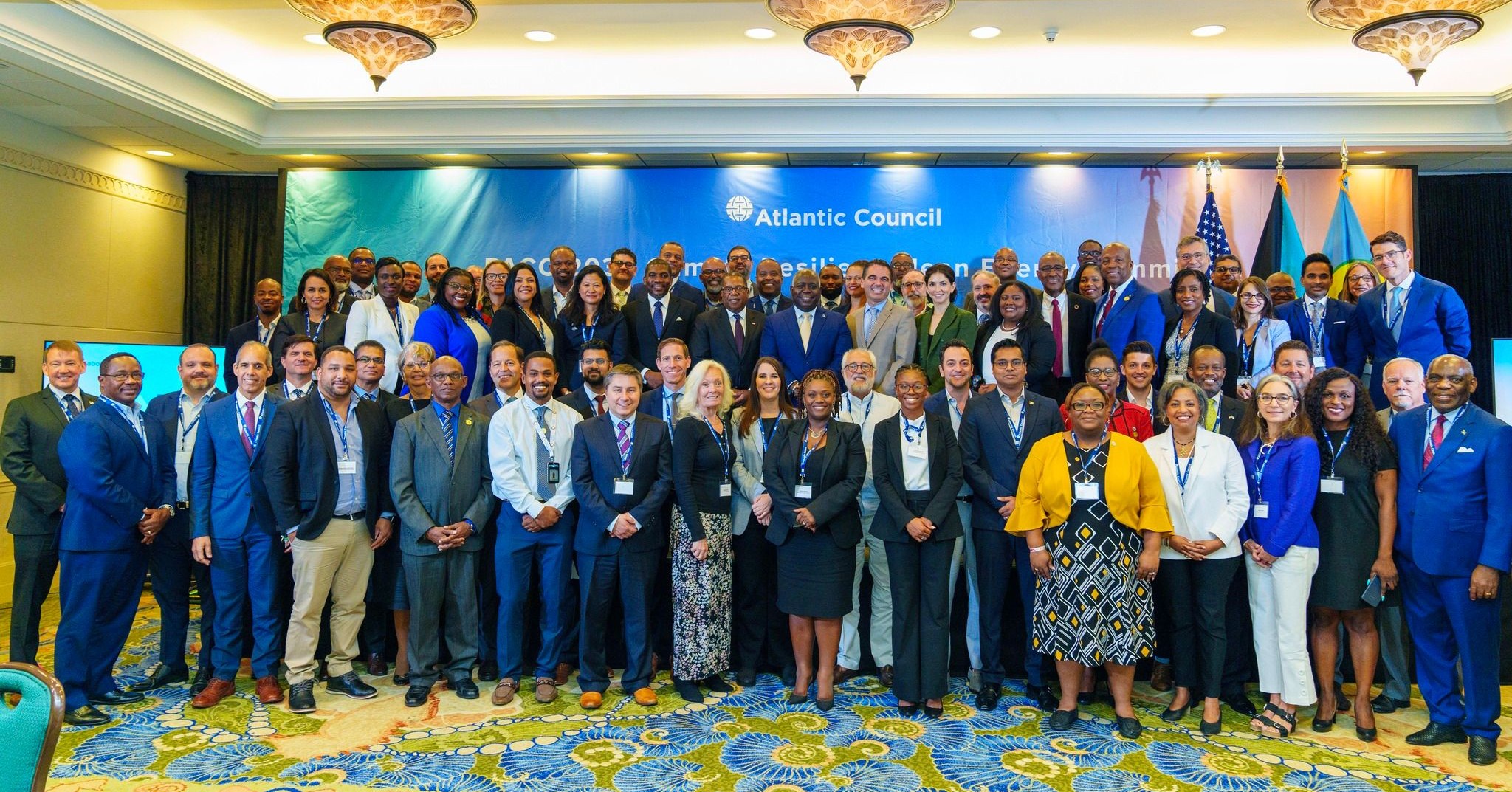 Prime Minister Dr. Drew Makes Stimulating Presentation at The Atlantic Council PACC 2030 Summit in The Bahamas
