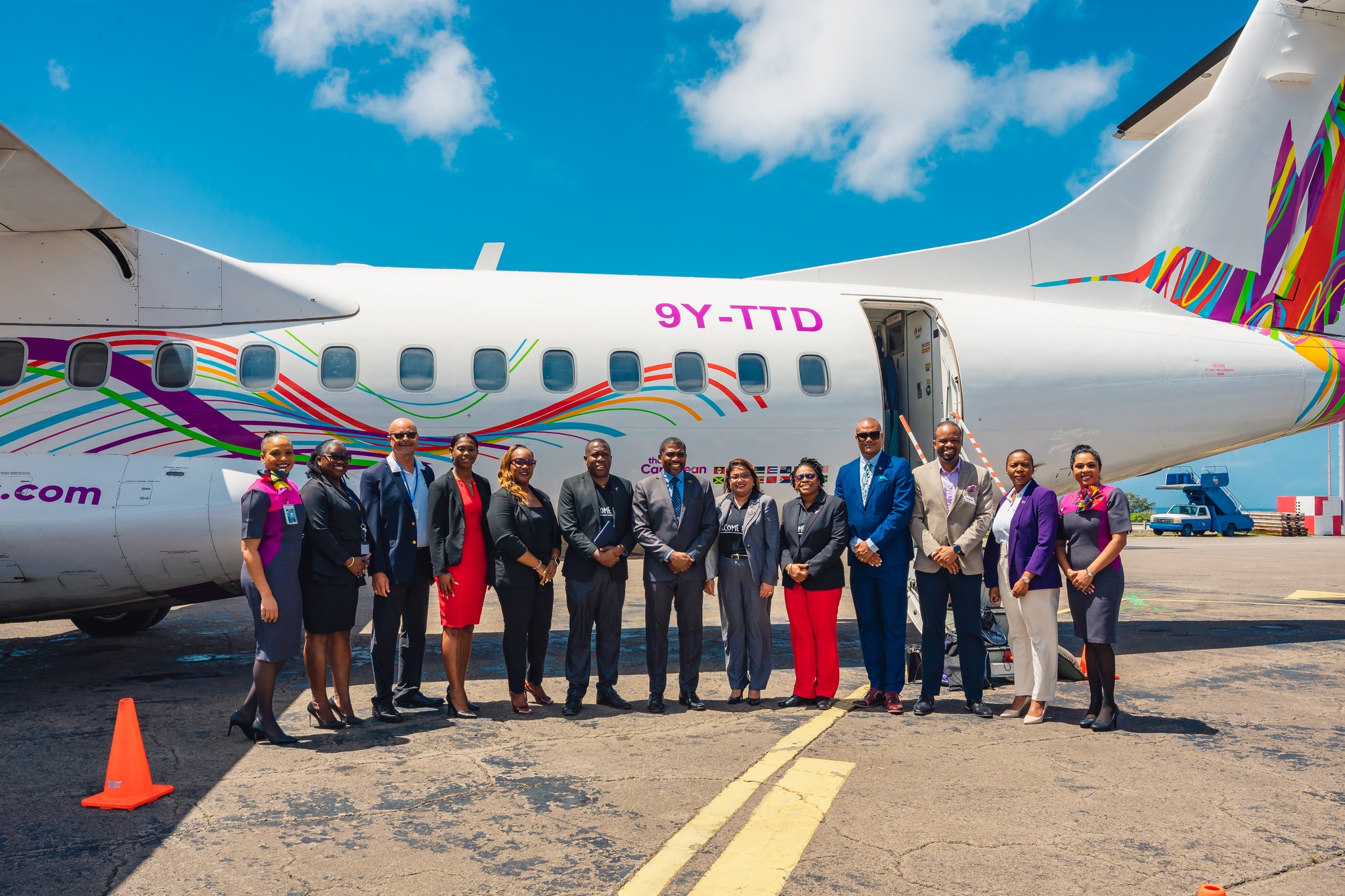 Caribbean Airlines Makes Inaugural Flight to Saint Kitts and Nevis