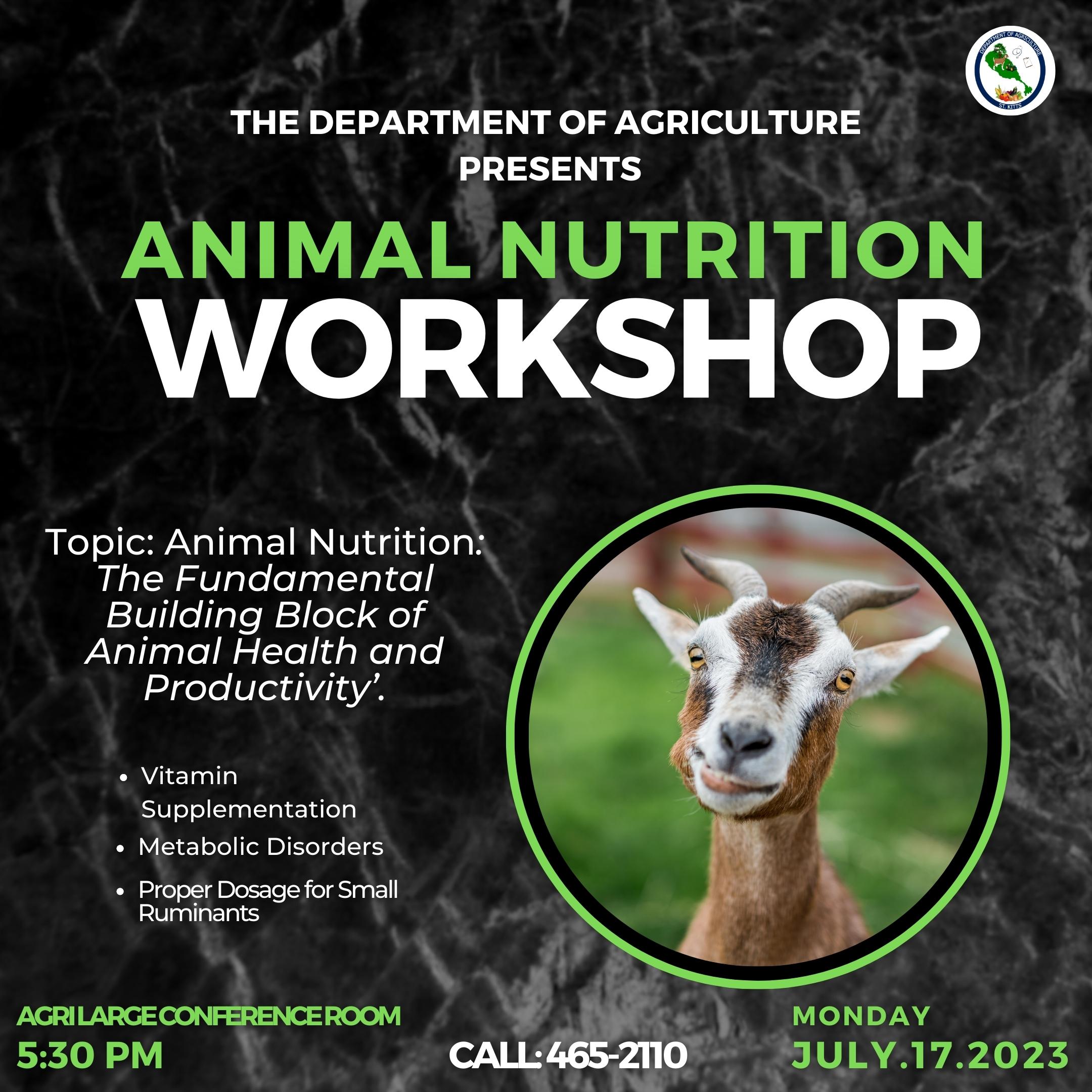 Farmers Invited to Nutrition Management Training on July 17
