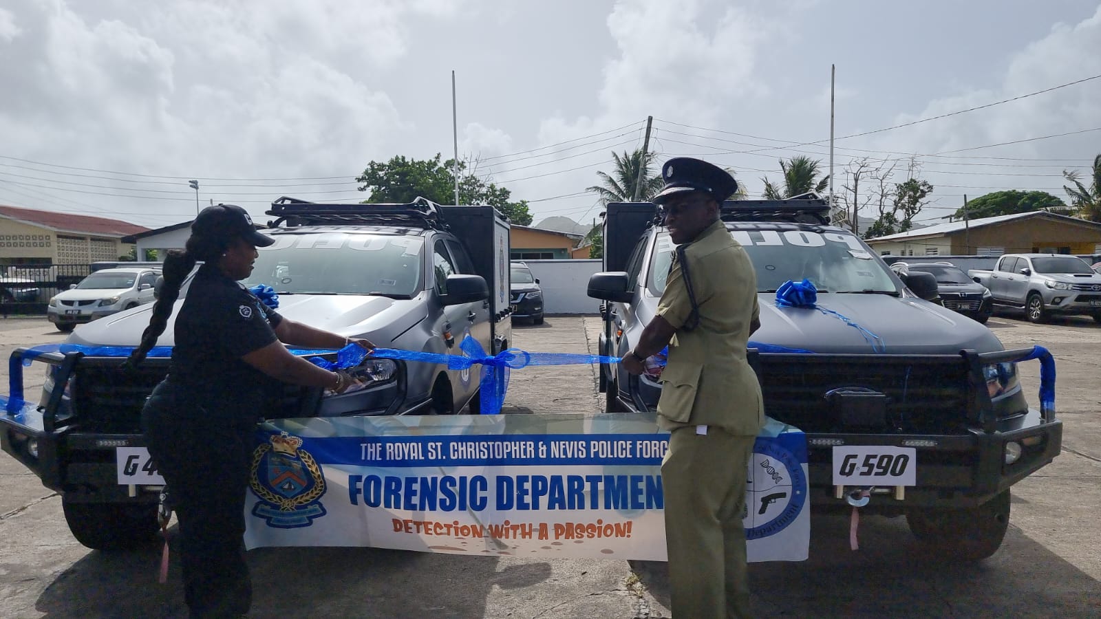 RSCNPF Commissions New Crime Scene Response Vehicles