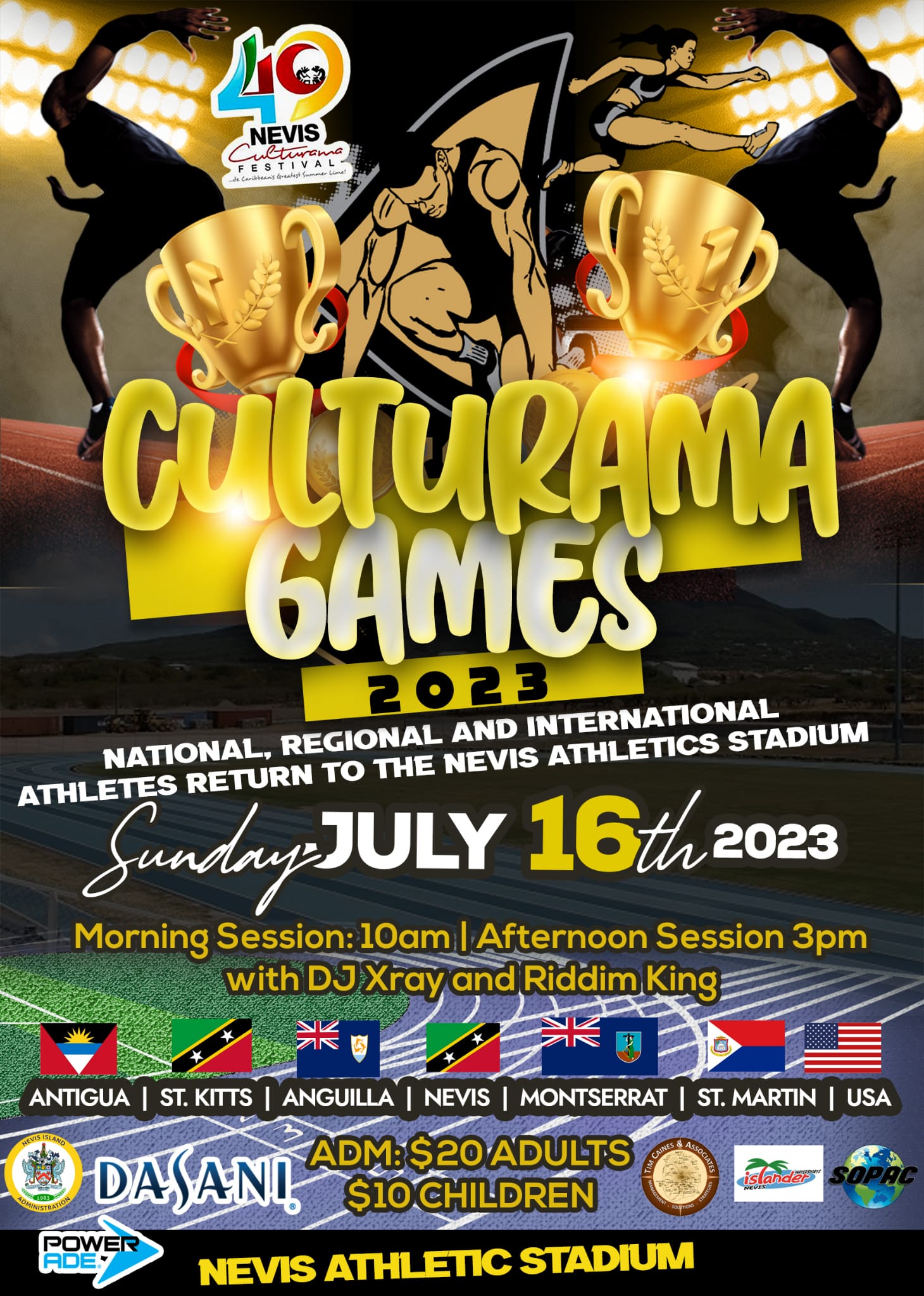 Athletics :  Culturama Games Set for This Sunday