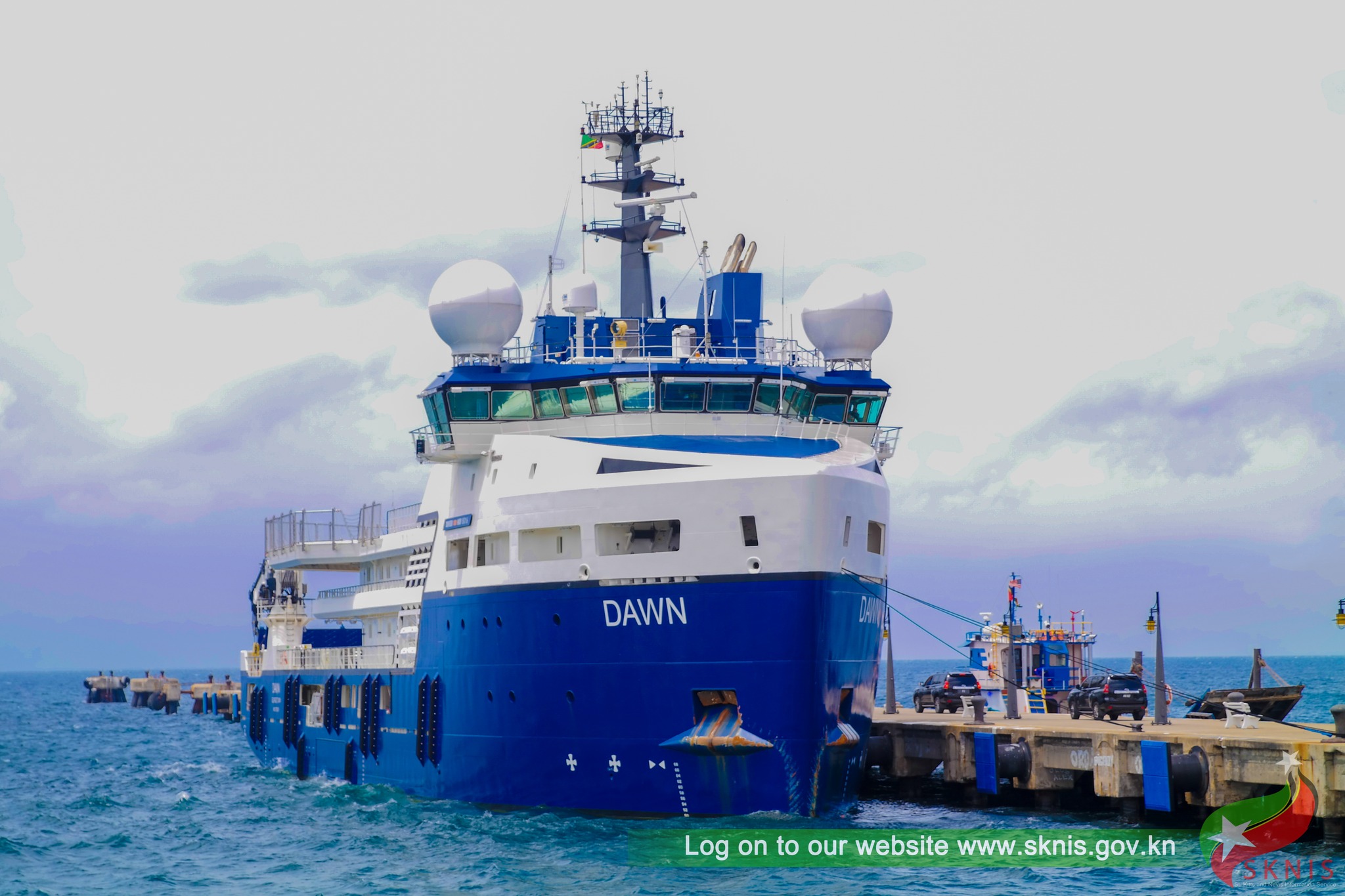 GSD’s Emergency Response Vessel DAWN to visit Nevis for disaster response capacity building exercises