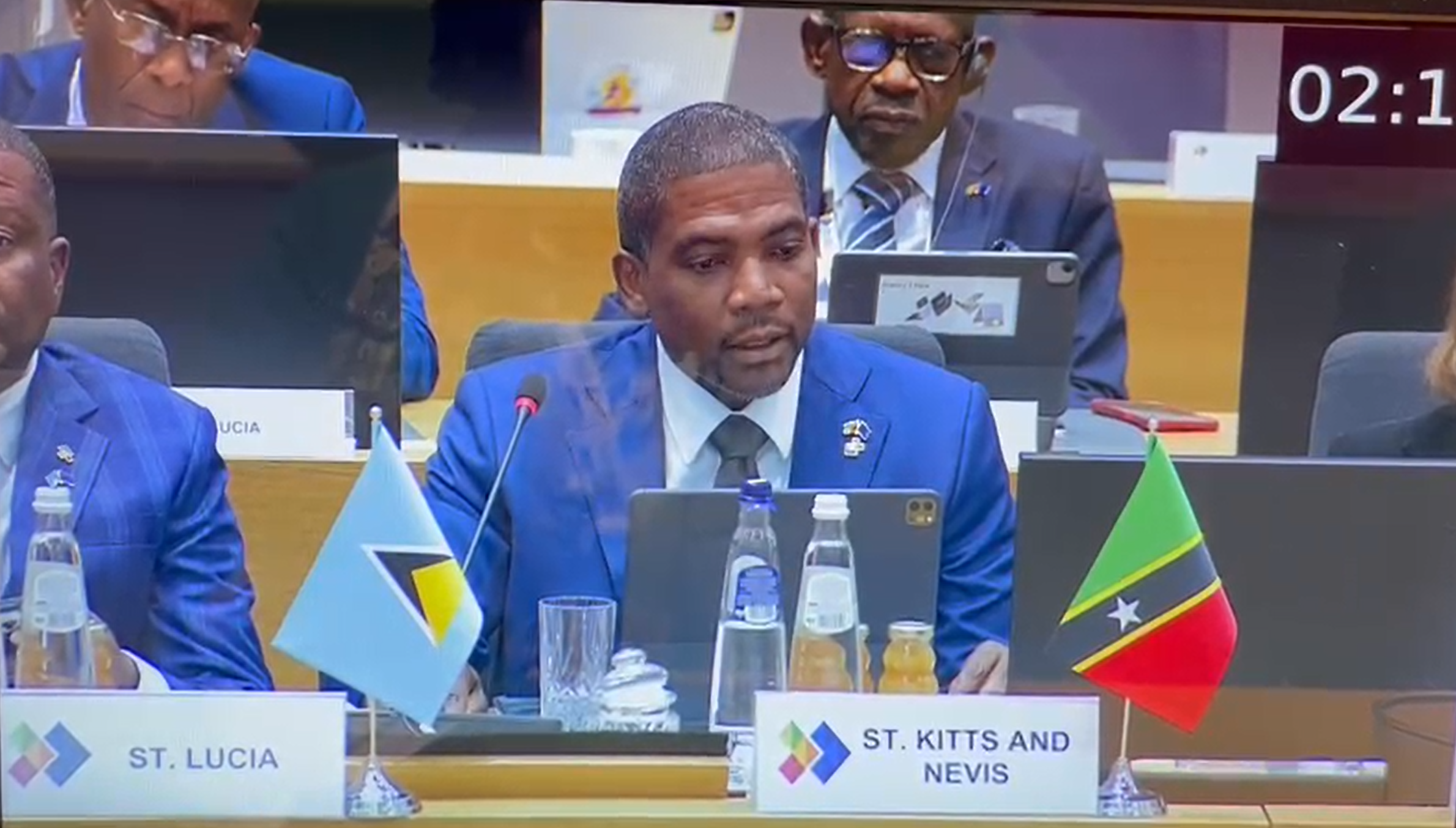 Saint Kitts and Nevis Makes First Ever Presentation at the EU-CELAC Summit