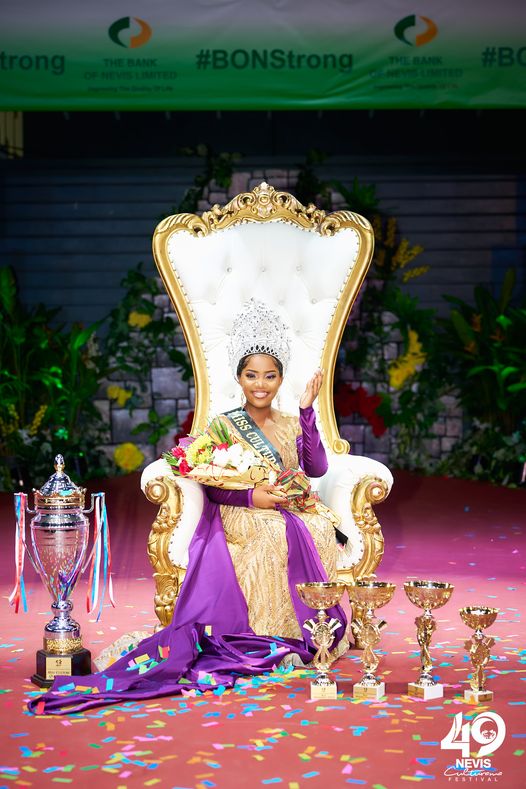 Let’s Hear it For the Bank of Nevis Ltd. Miss Culture Queen – Nykeisha Henry
