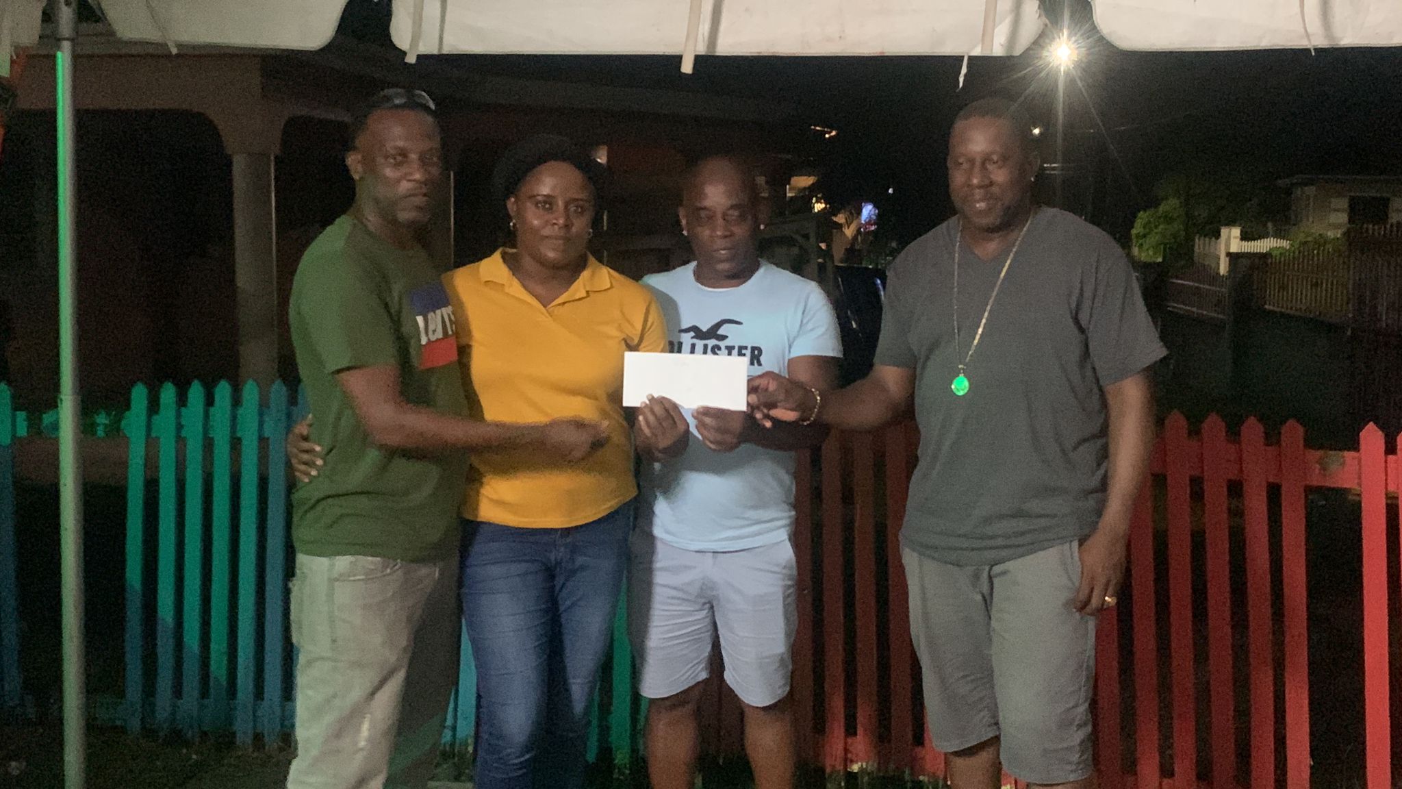 Clyde Nisbett and Al Take Domino Championship