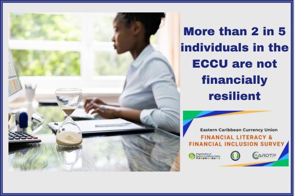 ECCB’s Inaugural Financial Literacy and Financial Inclusion Survey  Finds That Only Half of Respondents Are Financially Resilient