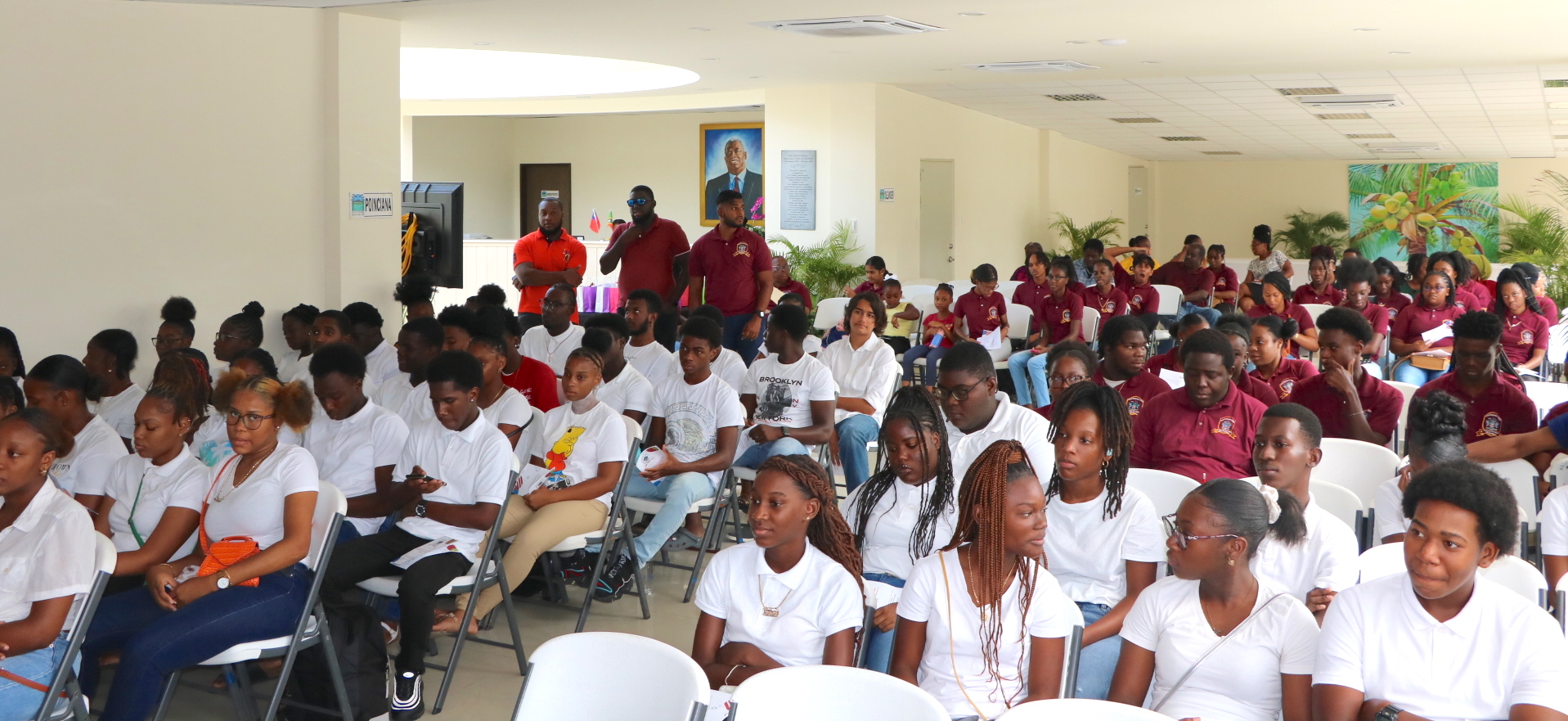 New And Returning Students Attend Nevis Sixth Form College 2023-2024 Orientation and Advising Session