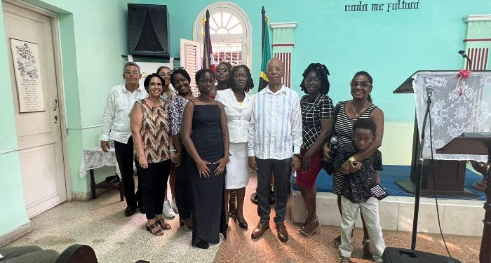 Embassy Of St. Kitts And Nevis in Havana, Cuba, Celebrates 40th Anniversary of Independence with Church Service