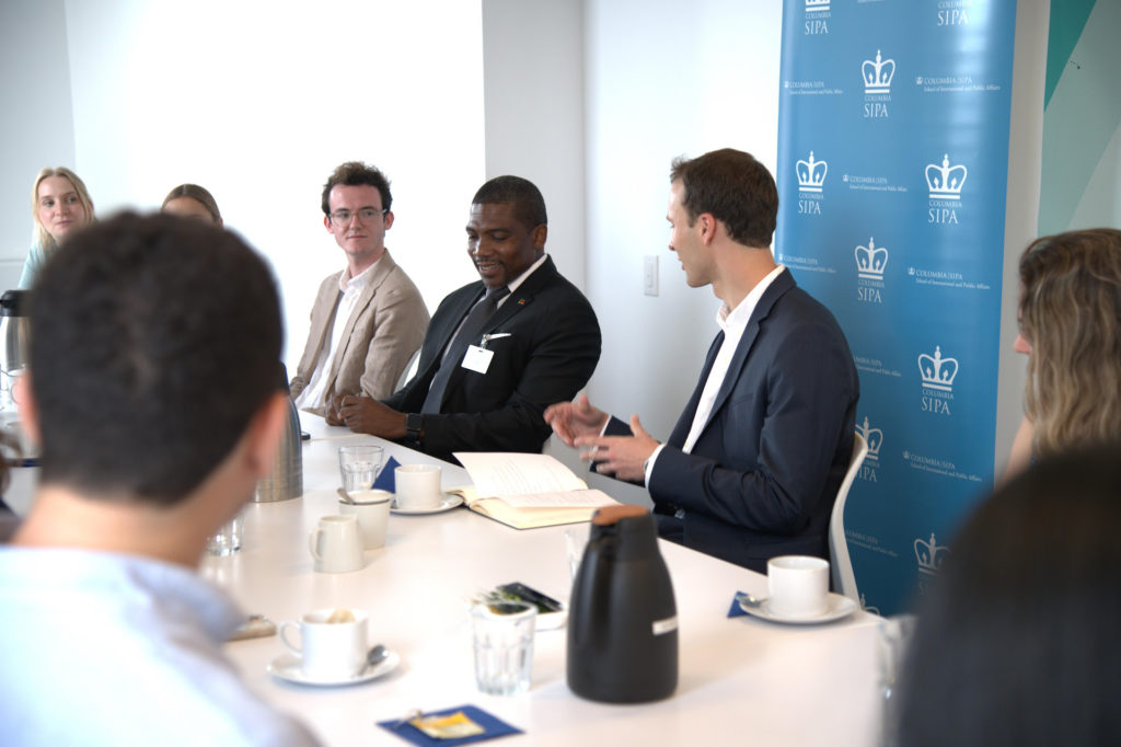 Prime Minister of Saint Kitts and Nevis Engages in Informative Dialogue with Columbia Students in New York