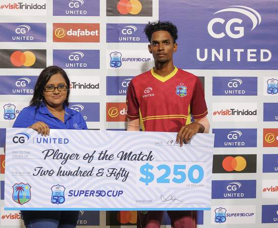 Cricket CG United Super50 Cup: West Indies Academy Off to Strong Start
