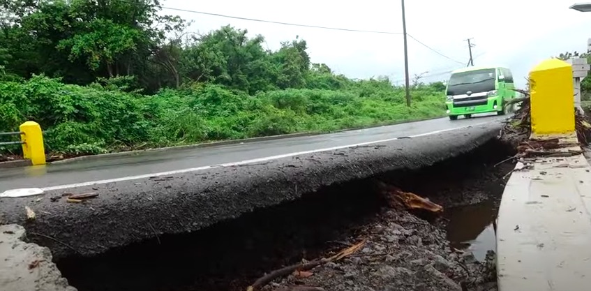 Nevis’ Road Infrastructure Withstands Torrential Rains Caused by Hurricane Tammy