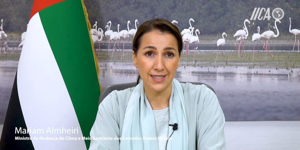 At Opening Ceremony of IICA Conference, Minister of Environment of The United Arab Emirates, Host Country of COP28, Maintains That Global Climate Discussions Must Prioritize Agriculture