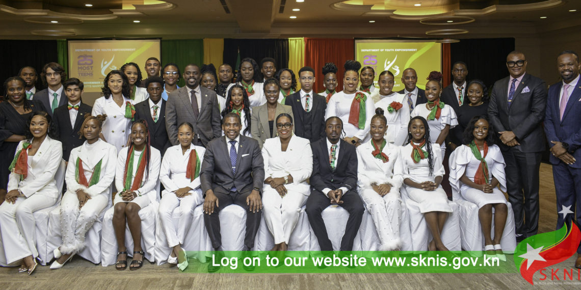 National Assembly Celebrates The 2023, 25 Most Remarkable Teens in St. Kitts And Nevis
