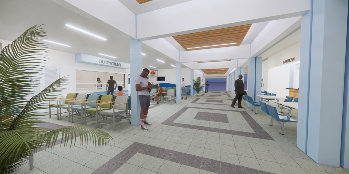JNF General Hospital Lobby to Undergo Significant Transformation with A Focus on Improving Aesthetics and Elevating Patient Experience