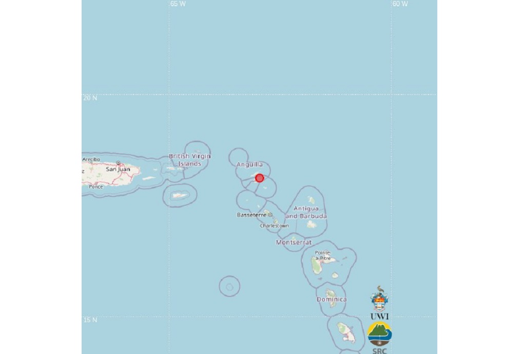Earthquake Recorded Near Leeward Islands in Caribbean