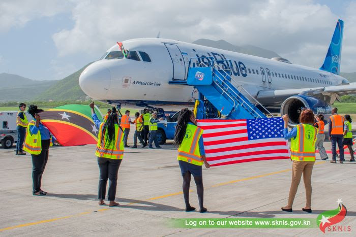 Addition Of JetBlue Flights to St. Kitts Will Help Propel the Federation’s Economy to Greater Heights, Says Prime Minister Dr Drew