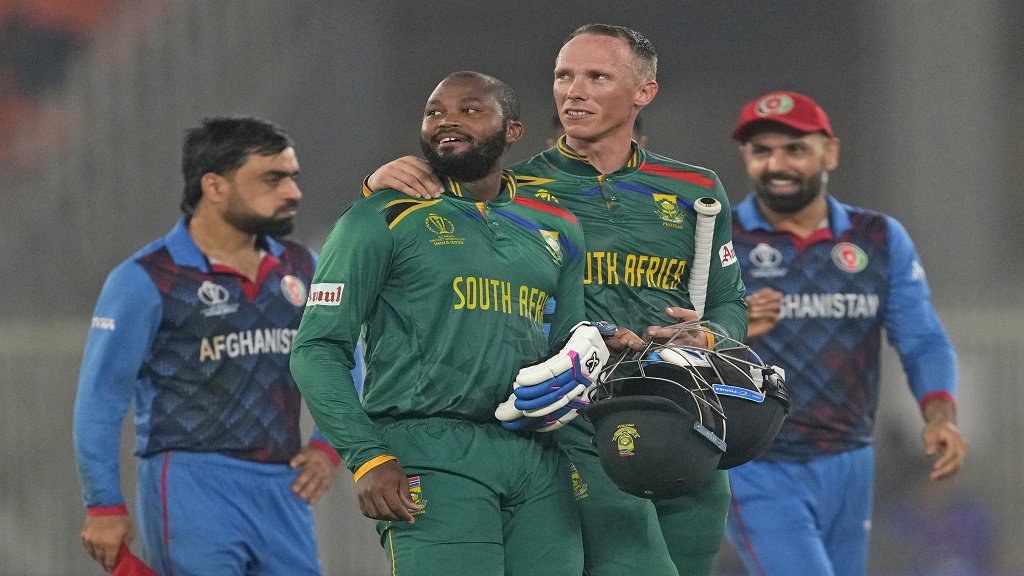 Van der Dussen leads SA to Cricket World Cup win over Afghanistan