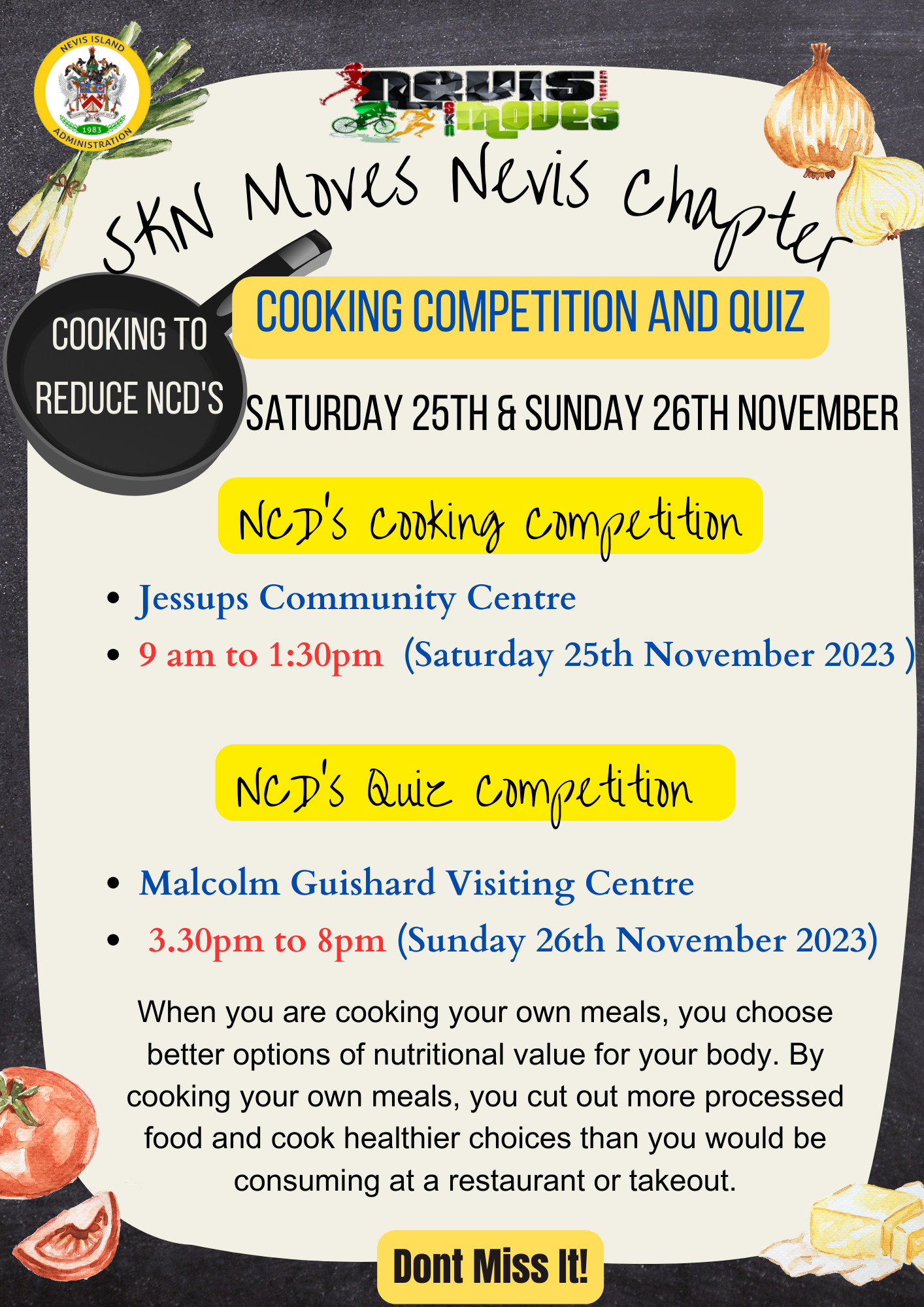 SKN Moves Presents Part 2  Day 2 NCDS Quiz Competition.