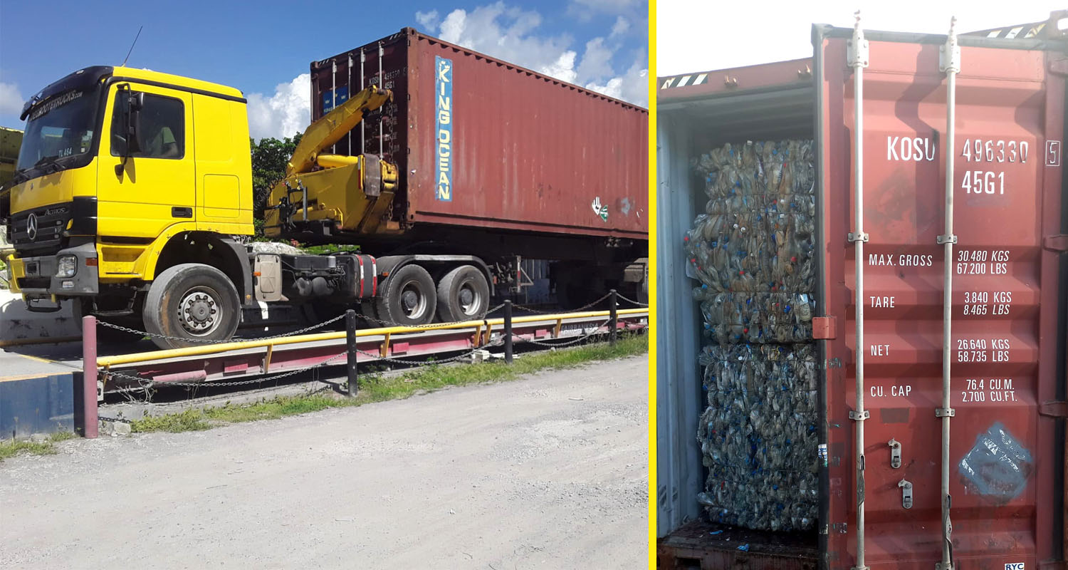 First Shipment of Recyclable Plastics Expedited under Recycle OECS Project