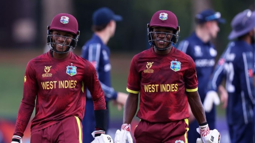 West Indies Open Account at Under-19 Cricket World Cup Isai Thorne and Jewel Andrew Guide West Indies to Comfortable Victory over Scotland
