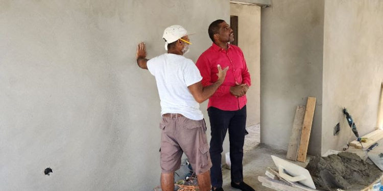 PM Dr Drew Pleased with NHC Model Homes Under Construction