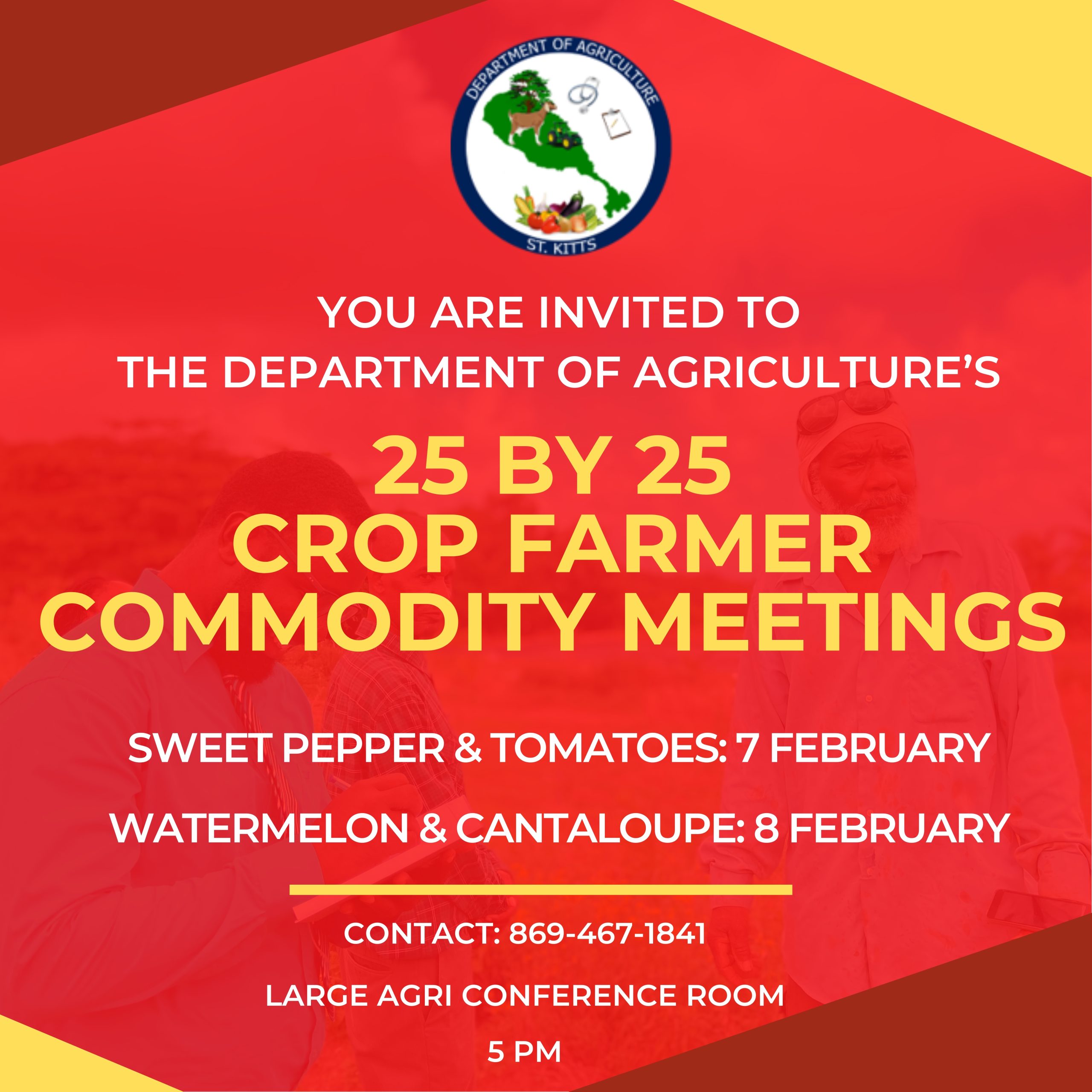 All Crop Farmers Invited To 25 By 25 Crop Commodities Meetings