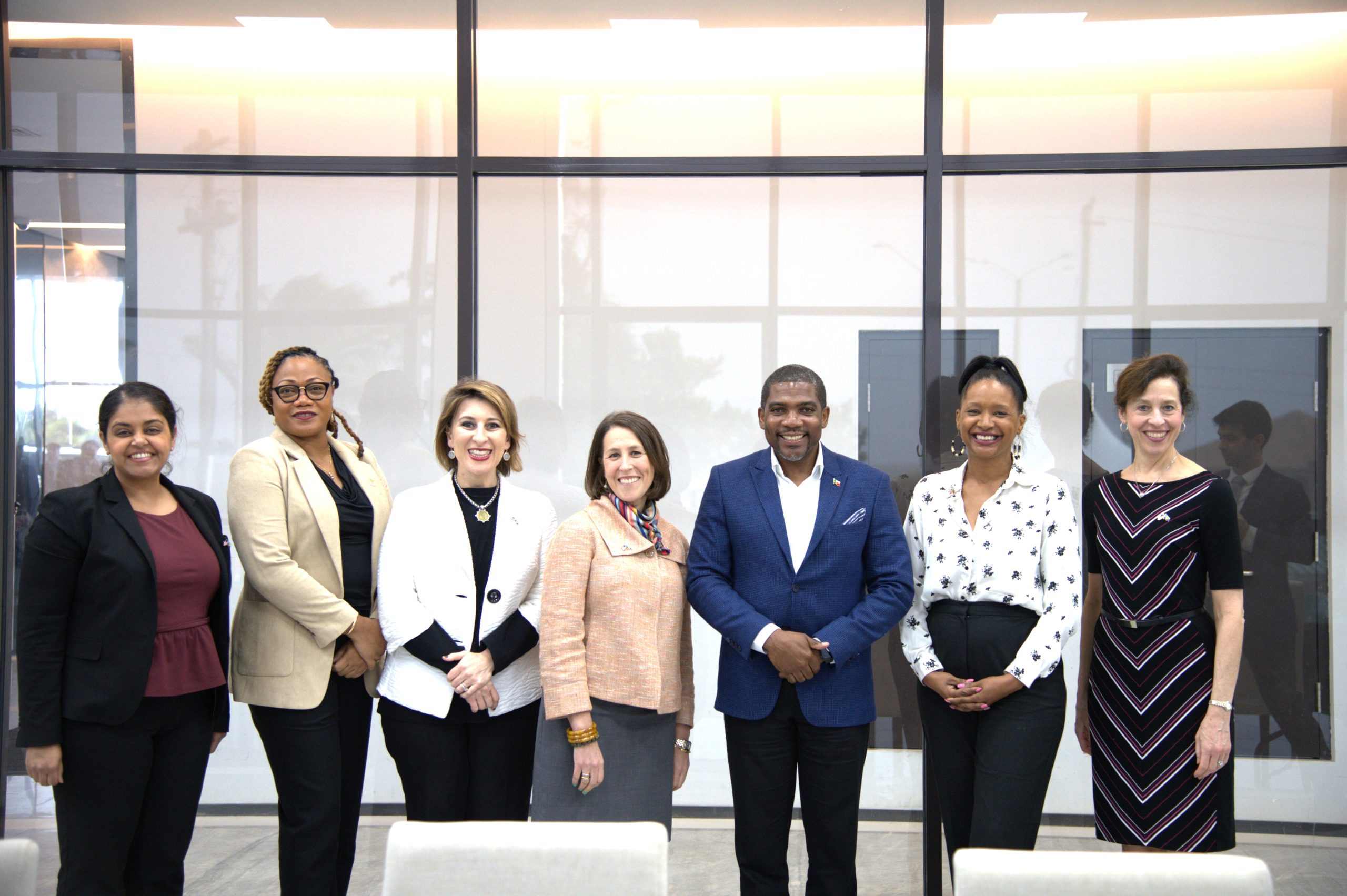 Prime Minister Drew Holds Dialogue with Key Officials from The Partnership for Atlantic Cooperation on The Side-lines of CARICOM Heads Conference