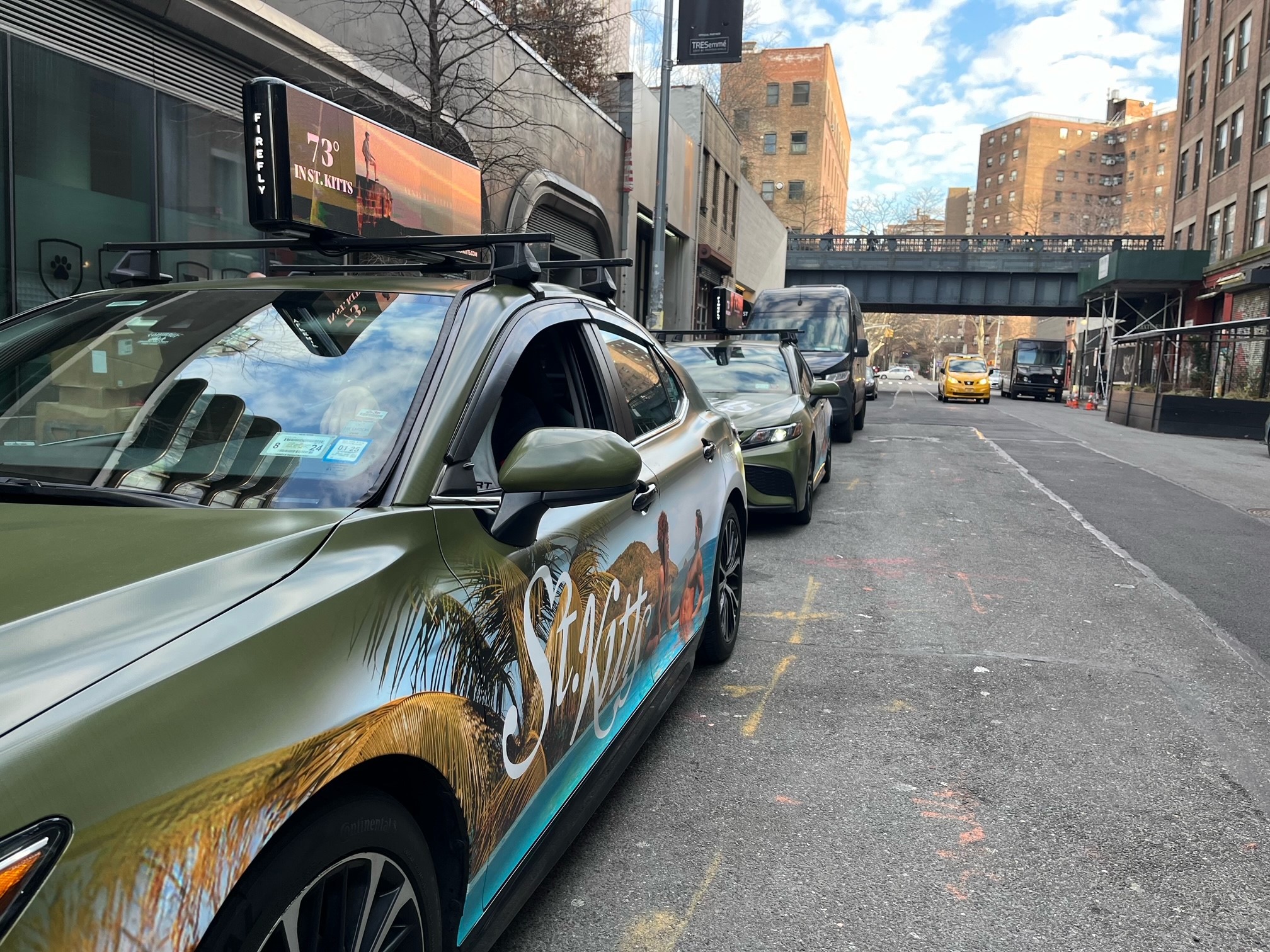 St. Kitts Tourism Authority Launches Exciting New Marketing Venture with Branded Cars, Captivating New York City