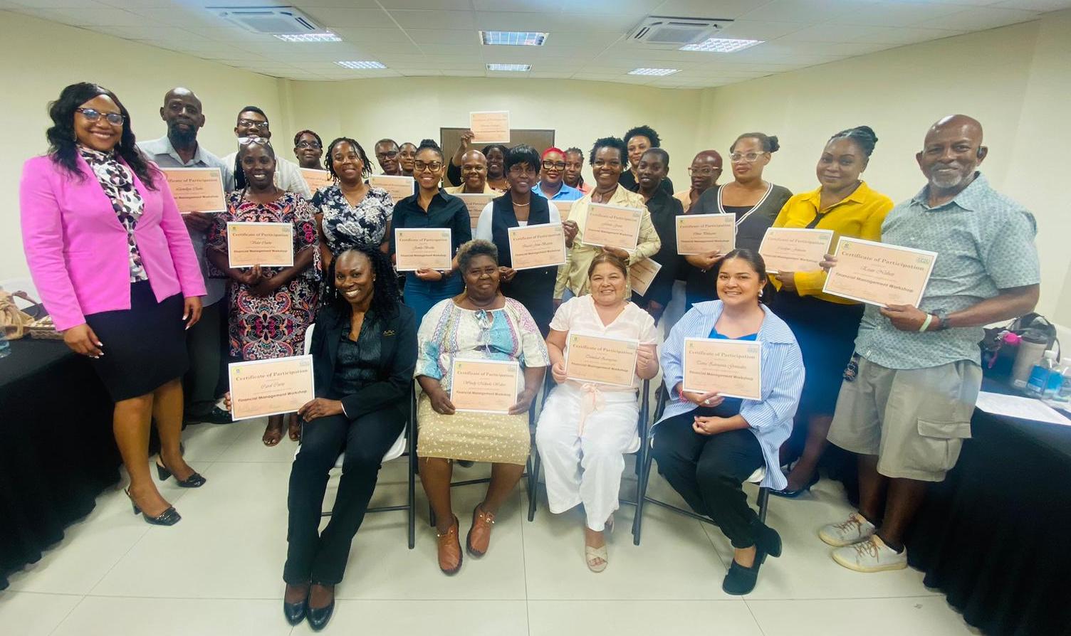 Small Business Entrepreneurs on Nevis Receive Business Training at the 2024 Financial Management Workshop