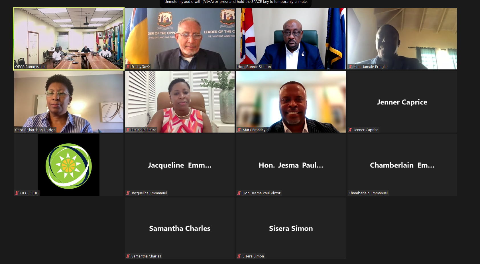 OECS Convenes 3rd Meeting of the Leaders of the Opposition