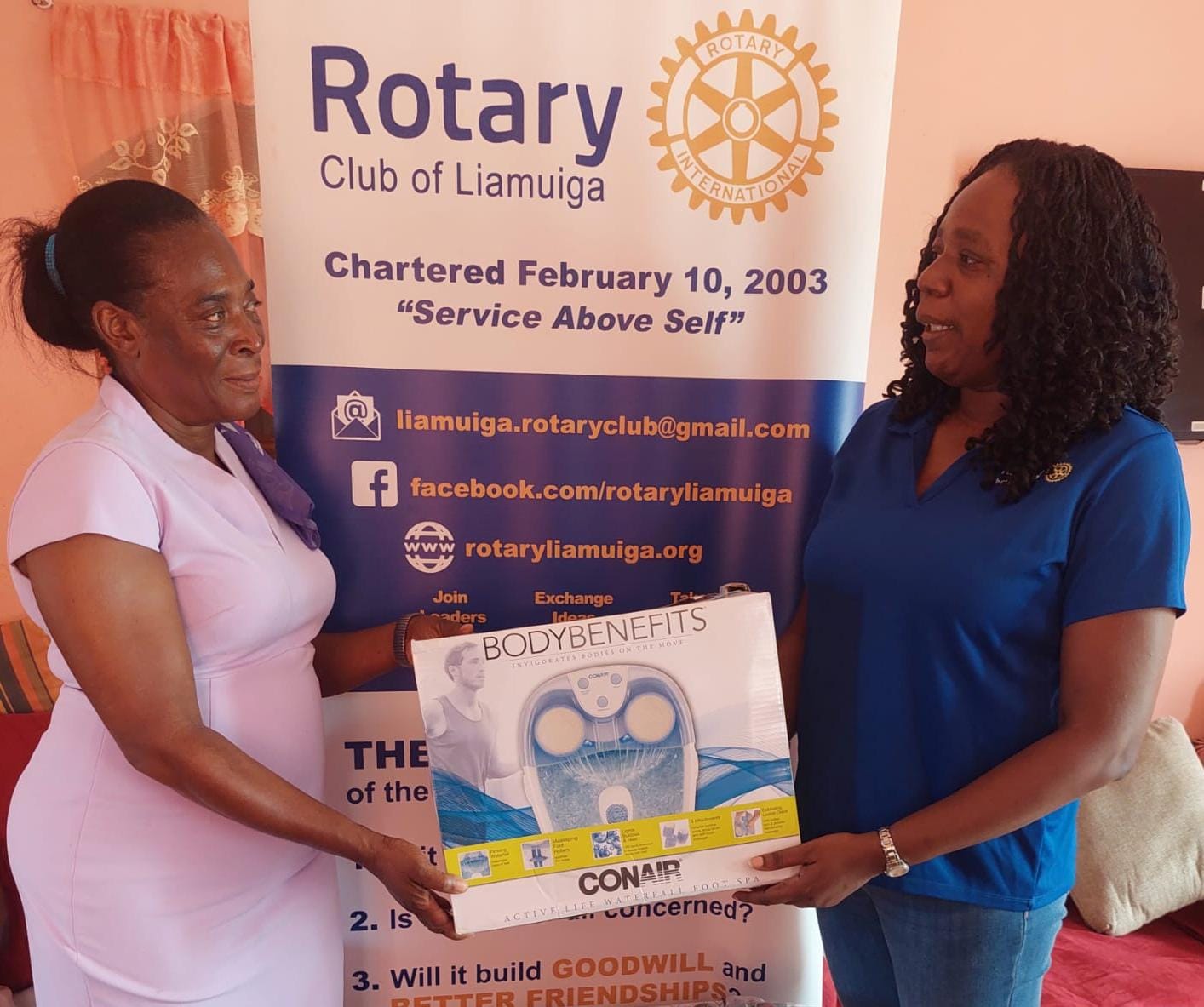The Rotary Club of Liamuiga Continues to Celebrate 21st Anniversary With Meaningful Donation