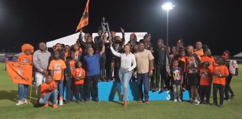 Minister of Sports congratulates Charlestown Primary School on its 5th consecutive Inter-Primary Championship Win