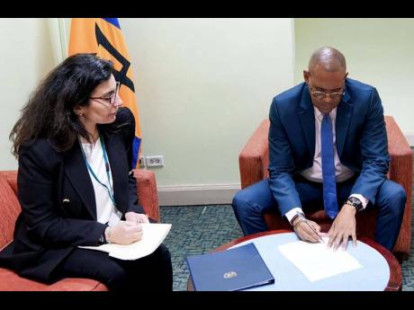 Foreign Minister Signs Joint Ministerial SIDS Declaration