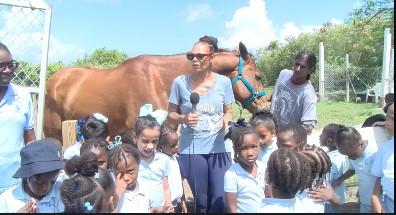 Horse Back Riding MCPS Pre Visits Nevis Equestrian Center
