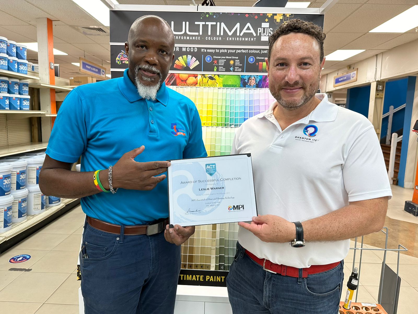 TDC Home and Building Depot now has an Architectural Coatings Technologist