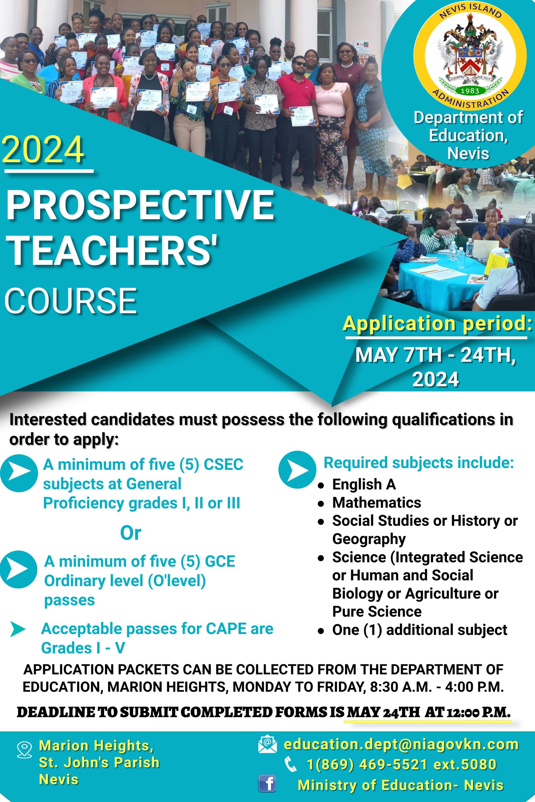 2024 NIA Prospective Teachers’ Course Application Period Now Open