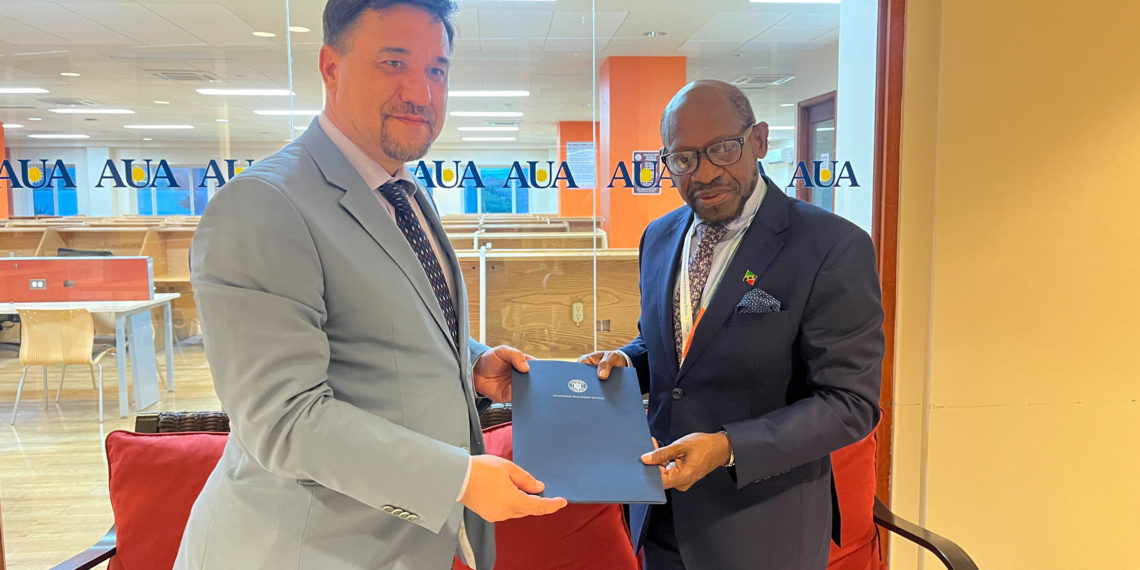 Dr. Douglas Conducts Whirlwind Diplomacy