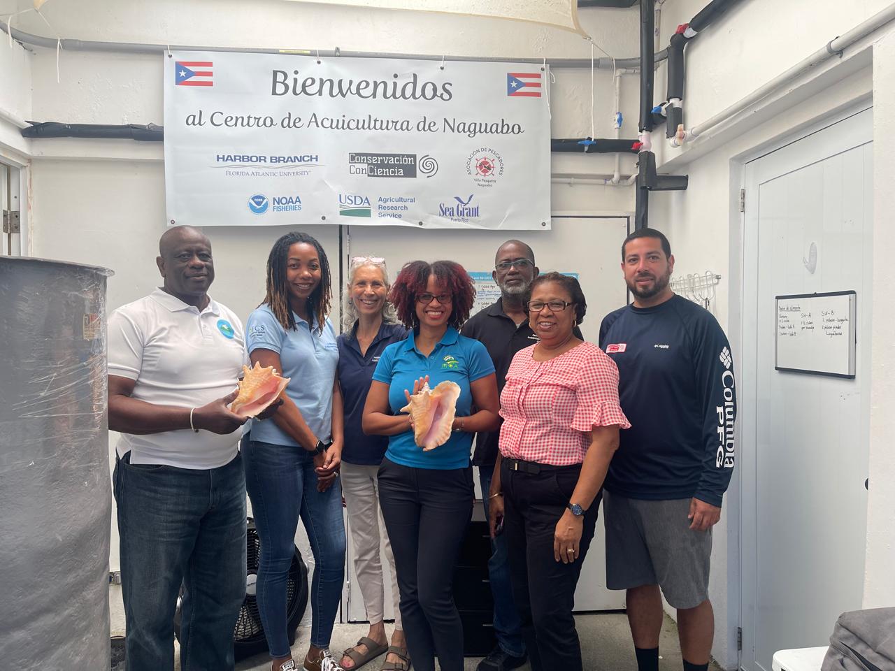 OECS Fisheries Officers Focus on Conch Nursery Feasibility at Study Tour in Puerto Rico