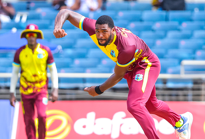 Mccoy Shines with Ball, Charles Smashes 69 Off 26 As West Indies Sweep Series