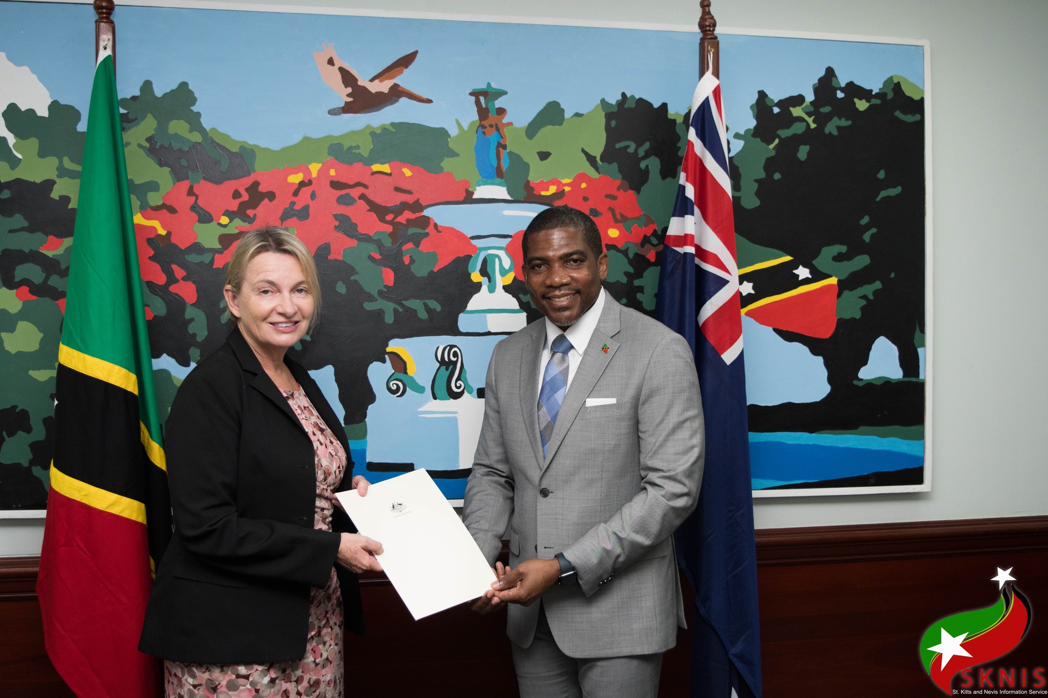 High Commissioner Sonya Koppe Presents Credentials to Prime Minister Honourable Dr. Terrance Drew