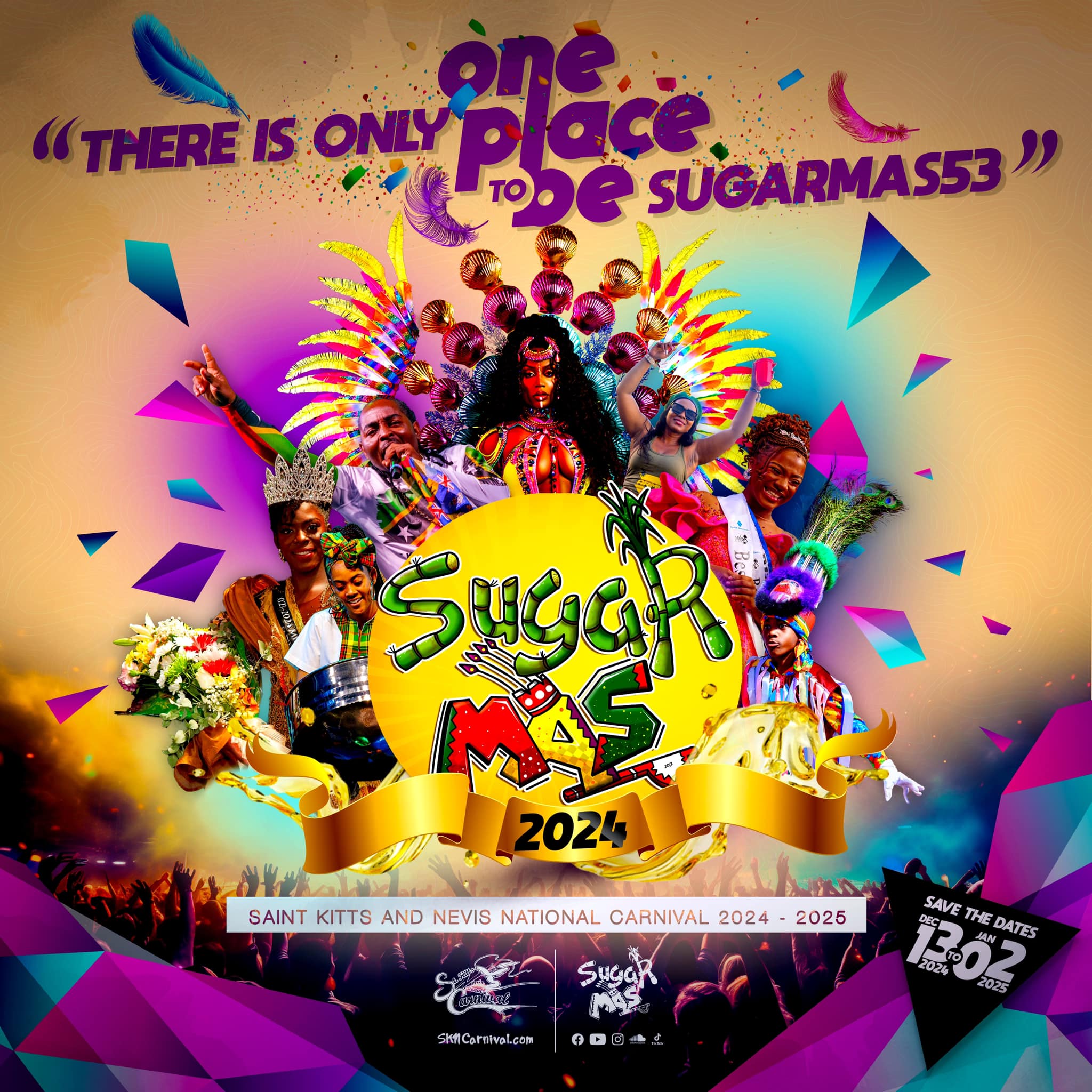 SKN Carnival Launched: “It’s the Only Place To Be, Sugar Mas 53”