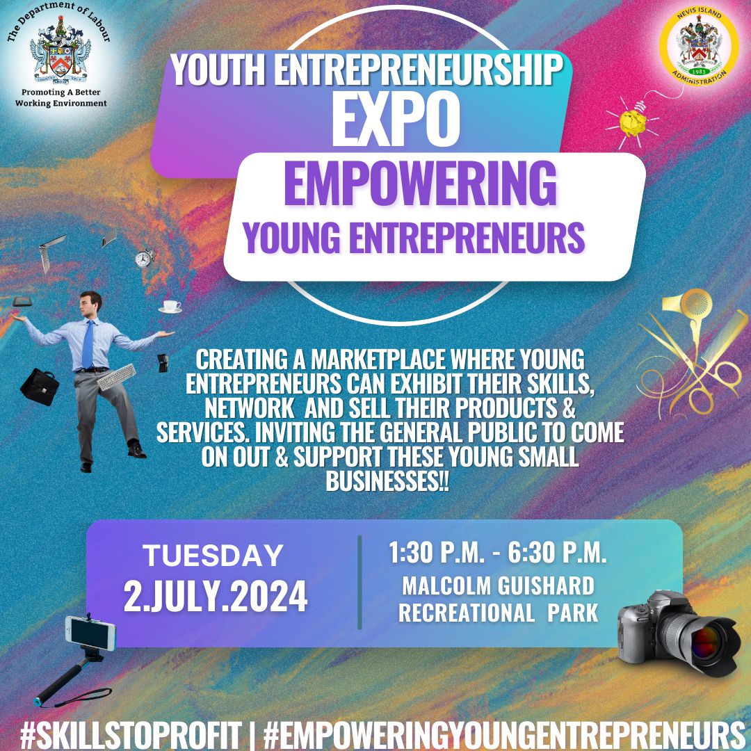 Nevis Department of Labour to Host Inaugural Youth Entrepreneurship Expo