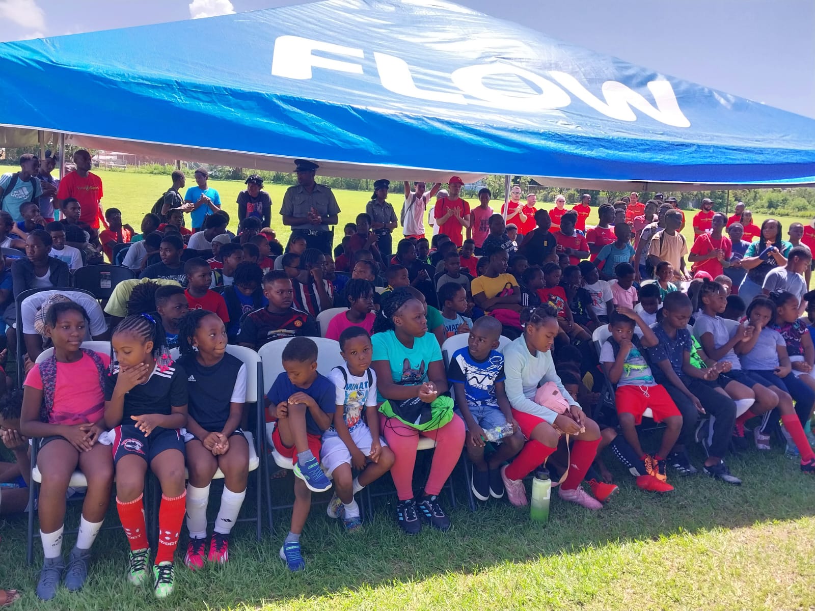 The Royal St. Christopher and Nevis Police Force  Intervention Summer Soccer Camp
