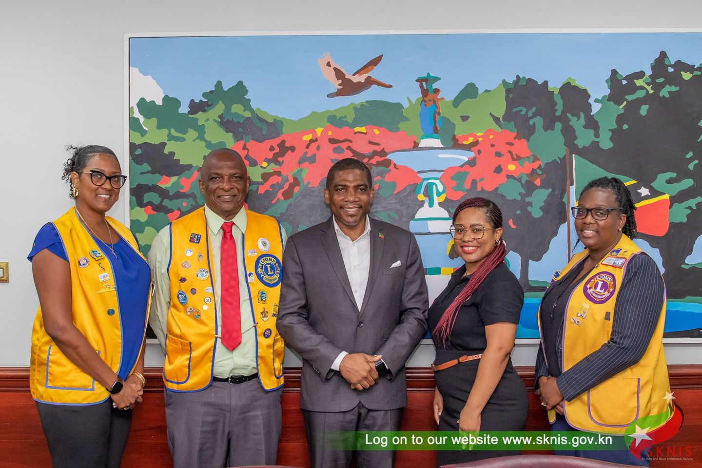 St. Kitts Basseterre Lions Club Donation to Disater Relief
