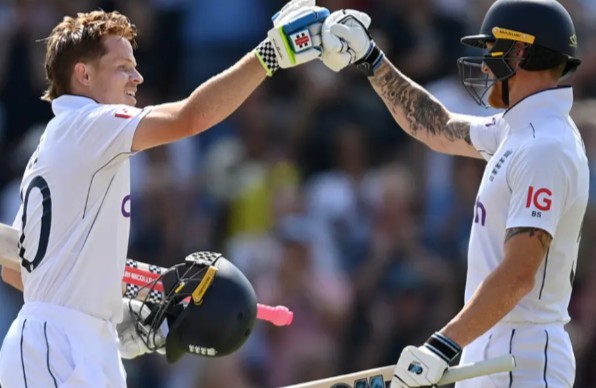 Cricket:  England in the Ascendancy at The End of Day One in Second Test