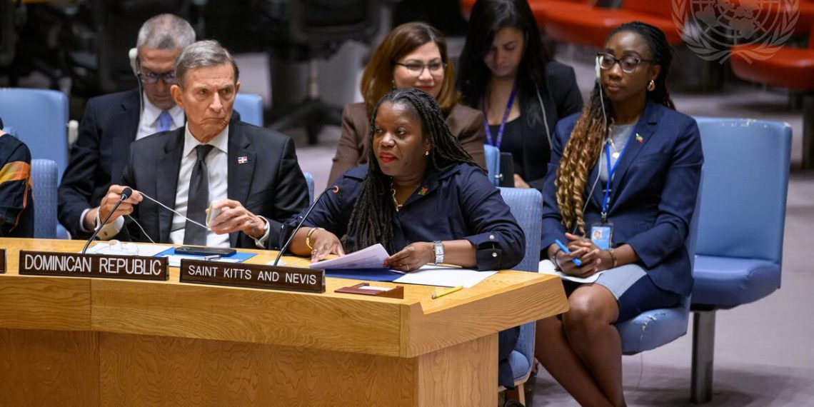 Permanent Representative of St. Kitts and Nevis Addresses UN Security Council as CARICOM Caucus Chair