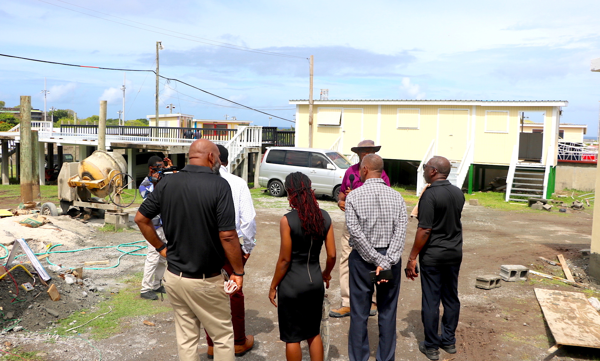 NIA Cabinet Tours Ongoing Renovation Projects at The Cultural Complex and Cultural Village