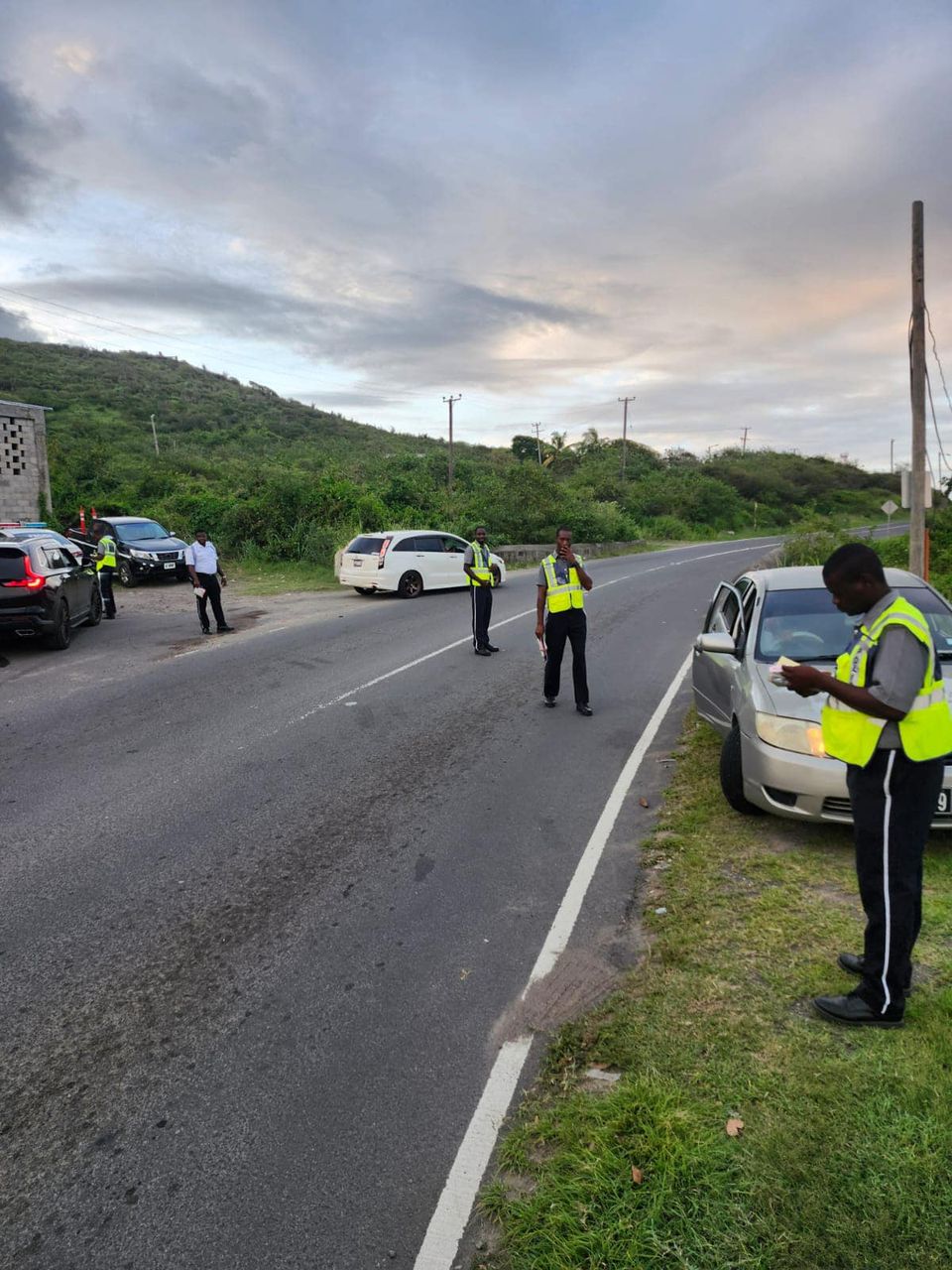 Traffic Department Conducts Vehicle Check Point Operation.