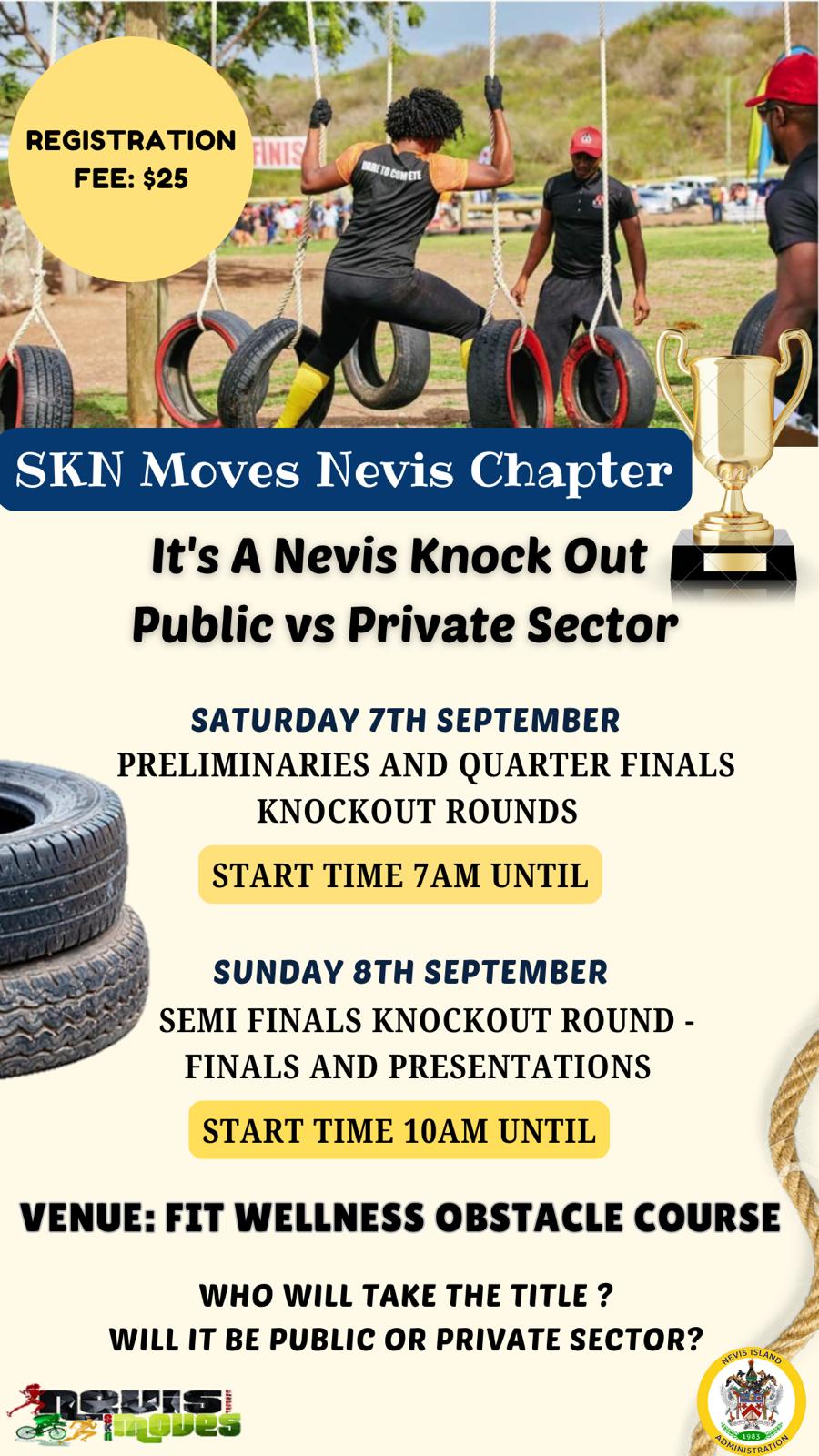 Athletics :  Nevis Knockout Set for Early September